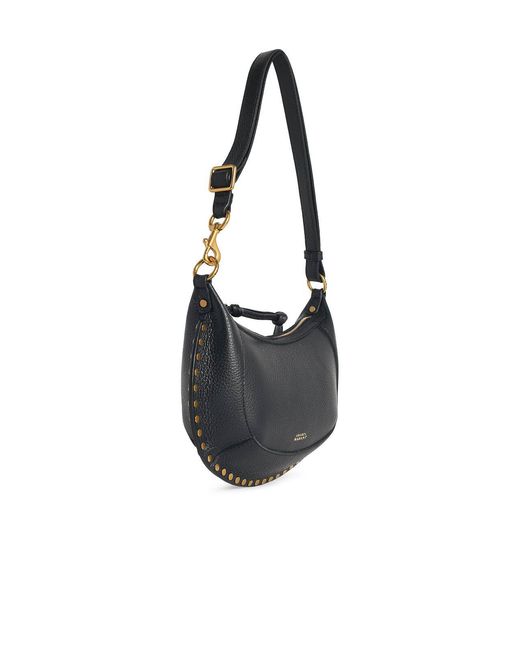 Isabel Marant Black Shoulder Bag 'Oskan Moon'