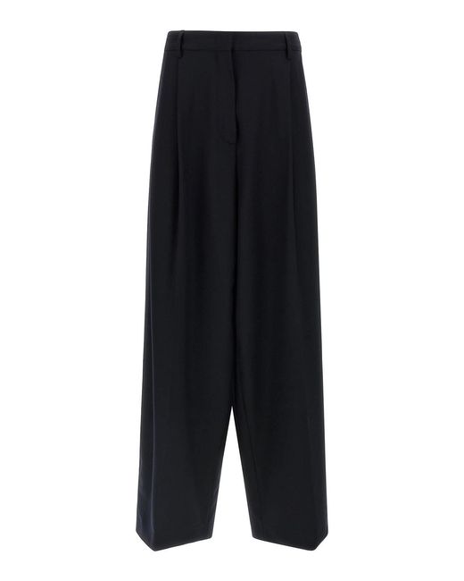 Fabiana Filippi Black Wide Range Of Trousers