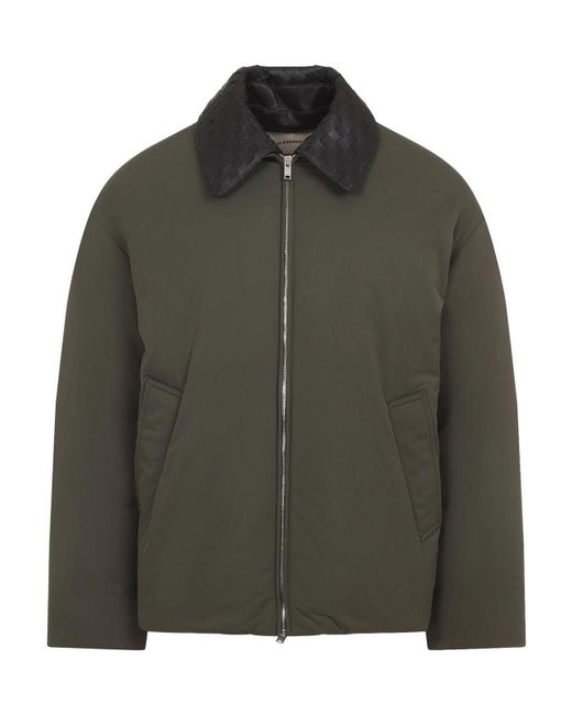 Bottega Veneta Green Puffer Jacket for men
