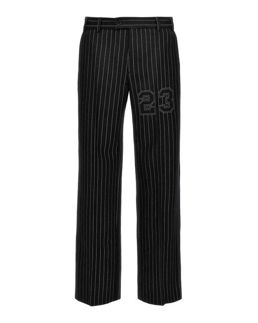 Off-White c/o Virgil Abloh Black Straight Pants for men