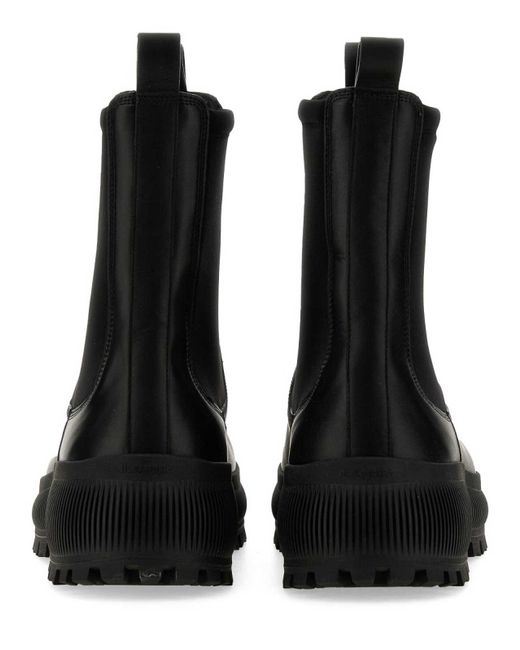 Jil Sander Black Classic Chelsea Boot for men
