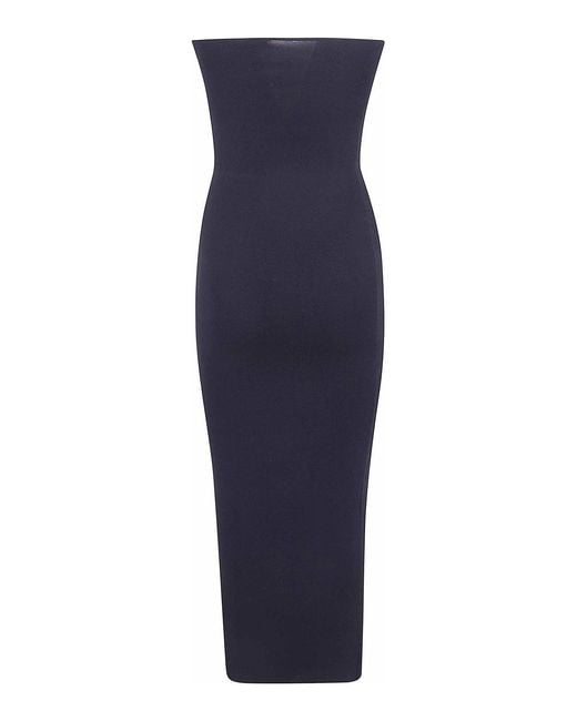 Entire studios Blue Bandeau Midi Dress