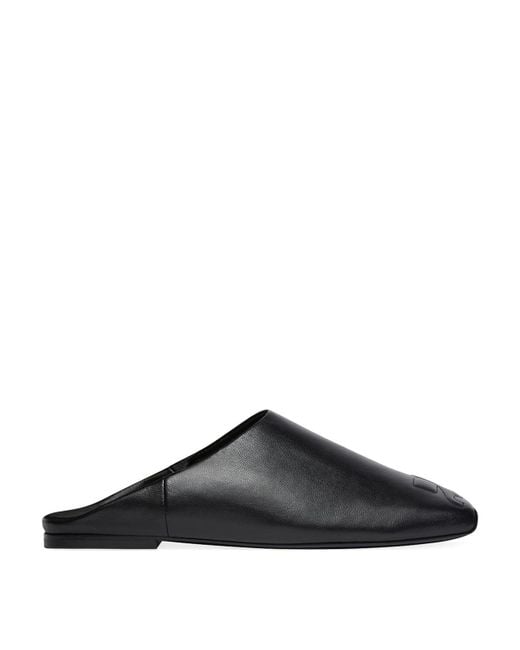 Courreges Black Heritage Mules