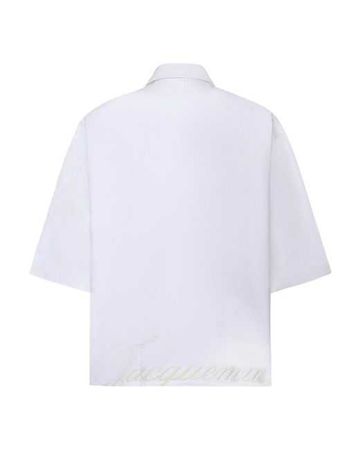 Jacquemus White Shirts Cotton for men