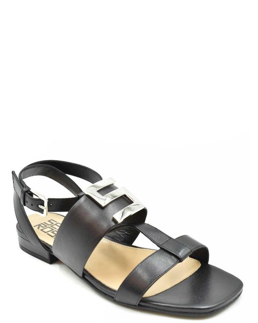 Sergio Rossi Black Sandals