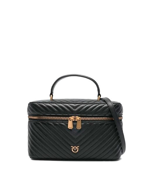 Pinko Black Classic Vanity Case