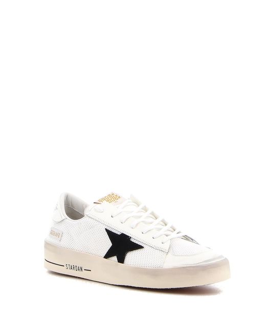 Golden Goose Deluxe Brand White Stardan Sneakers for men