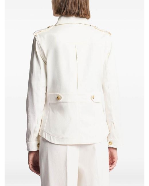 Fay White Shirt Jacket