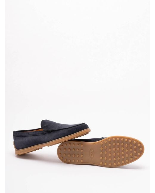 Tod's Blue Loafers for men