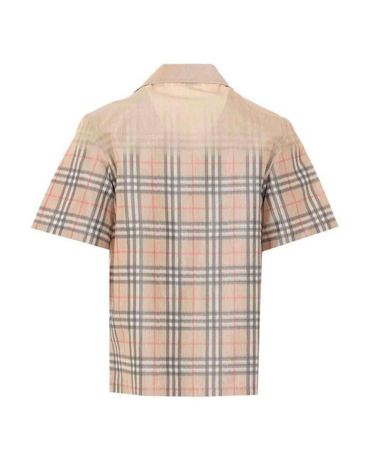 Burberry Natural Regular Check Shirt for men