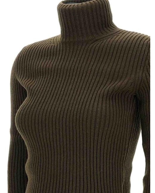 Max Mara Green 'Aral1234' Pullover Sweater
