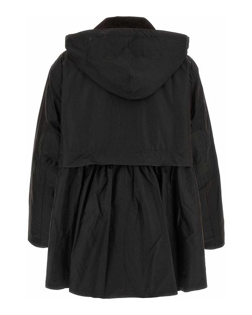 Barbour Black Parka