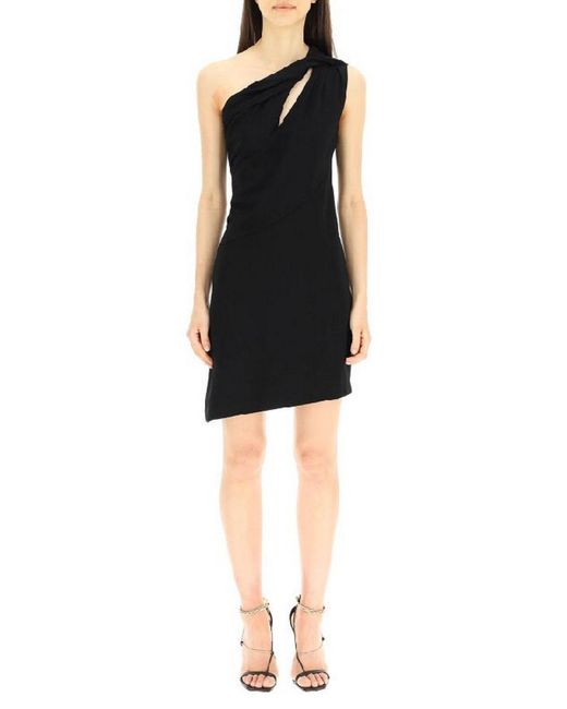 Givenchy Black One-shoulder Dress