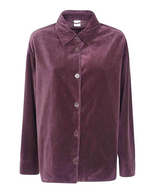 Aspesi Purple Velvet Classic Jacket