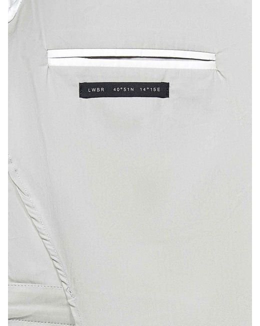 Low Brand Gray Comfort Fit Single-Breasted Blazer for men