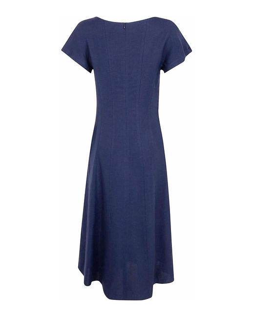 Antonelli Blue Matilde Midi Dress