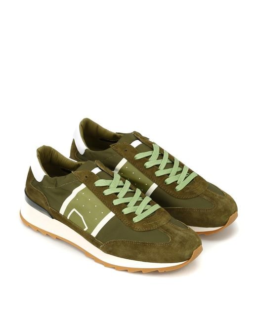 Philippe Model Green Toujours Basic Nylon Sneakers for men