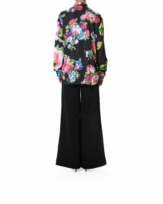 Moschino White Roses Shirt