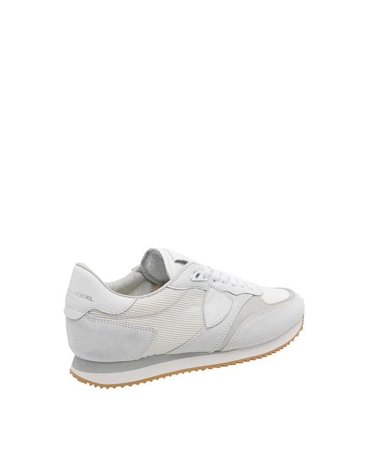 Philippe Model White Blville Low Sneakers for men