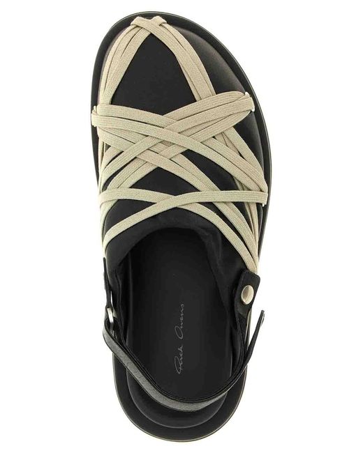 Rick Owens Black Sabots for men