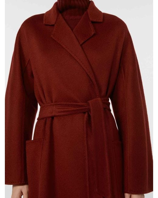 Max Mara Red Ludmilla Icon Coat