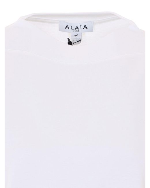 Alaïa White T-Shirt