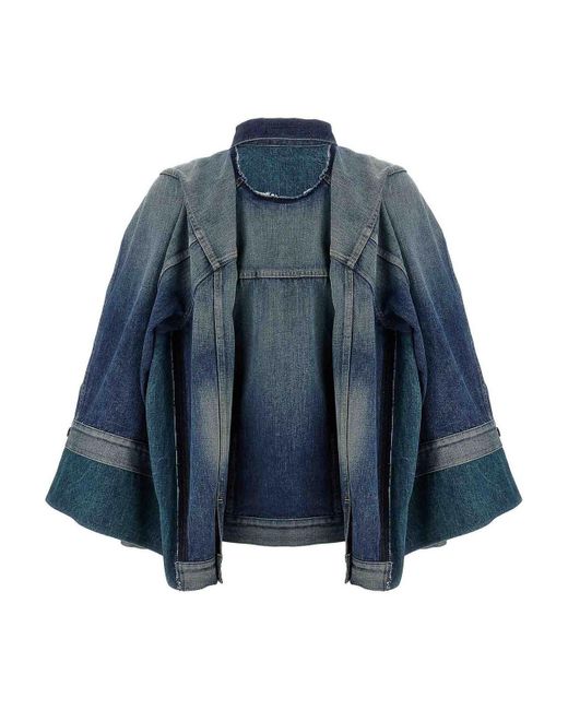 Junya Watanabe Blue Stonewashed Denim Jacket
