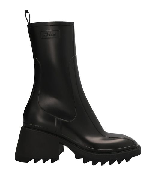 Chloé Black Betty Rain Boots