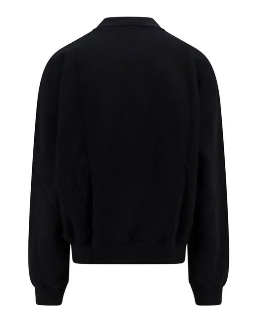 Off-White c/o Virgil Abloh Black Cotton Sweatshirt With Off Print for men