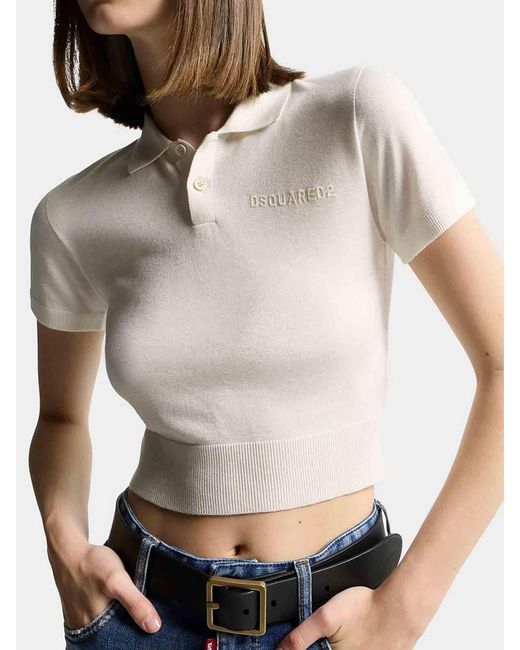 DSquared² White Sweater