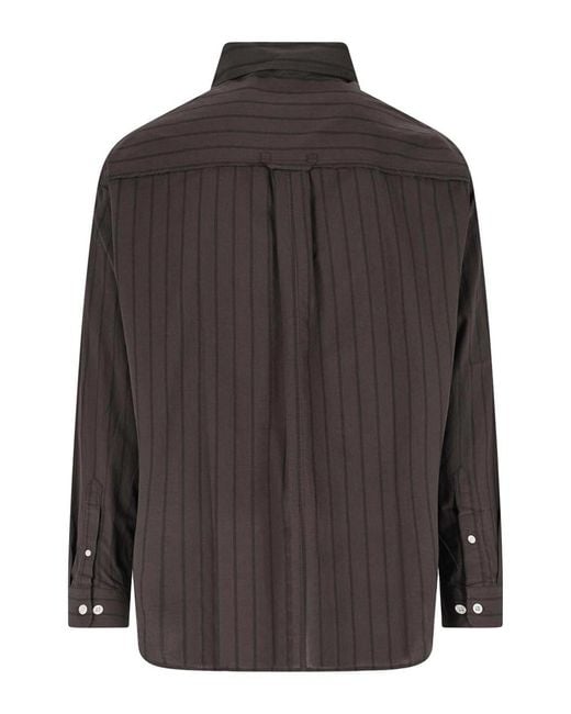 mfpen Black Essay Shirt for men