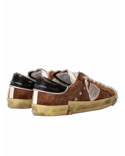 Sneaker di Philippe Model in Brown da Uomo