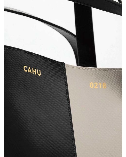CAHU Black Le Pratique Bigout Large Pvc Shoulder Bag