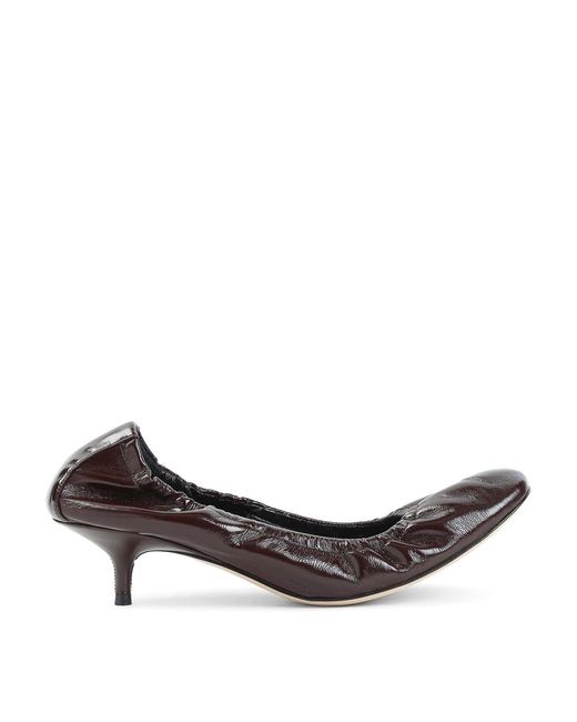 Phoebe Philo Metallic Low Pucker 45 Pumps