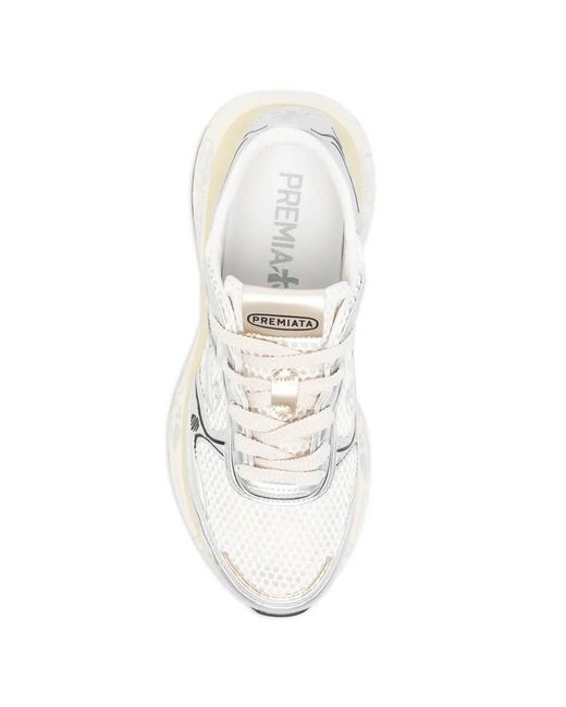 Premiata White Lauryn Sneakers