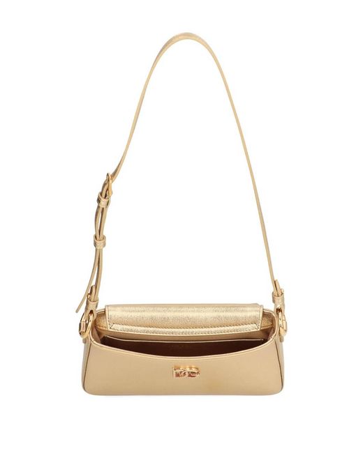 Dolce & Gabbana White Leather Phone Bag