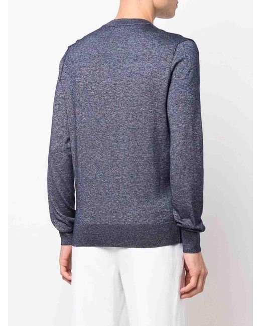 Dolce & Gabbana Blue Crew Neck Pullover for men