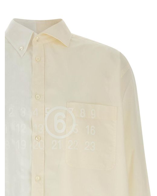 MM6 by Maison Margiela White Shirt for men