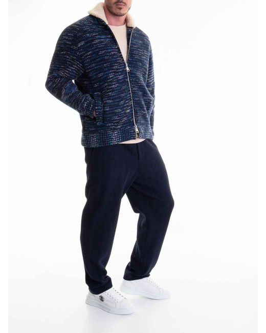 Missoni Blue Jacket for men