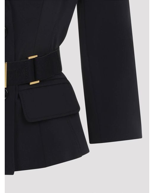 Elisabetta Franchi Blue Vela Jacket
