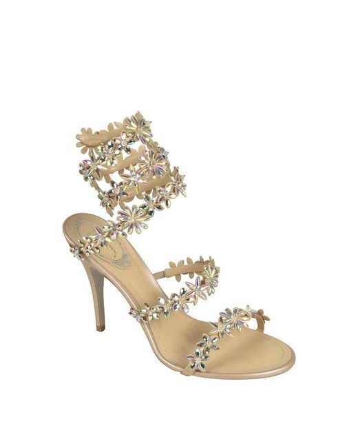 Rene Caovilla Metallic Sandals