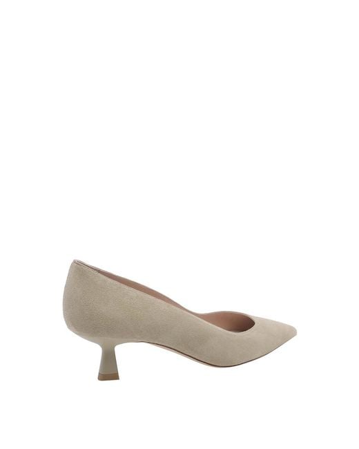 Stuart Weitzman Natural Seamoss Stuart Sculp Pumps