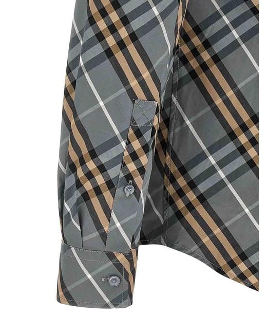 Burberry Gray Robert Shirt for men