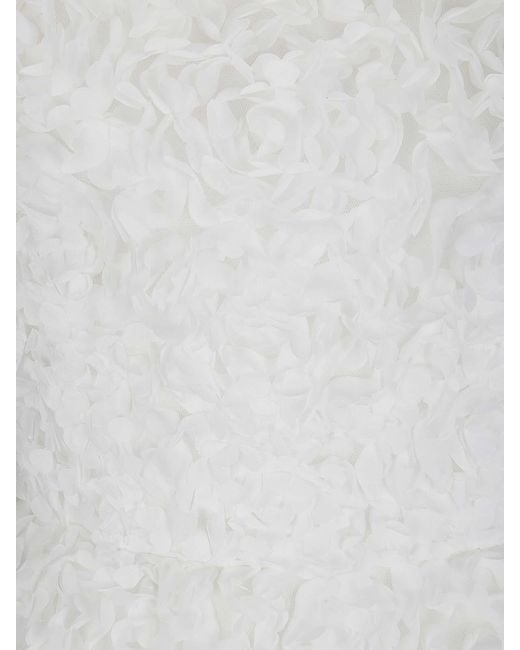 Comme des Garçons White Midi Satin Dress