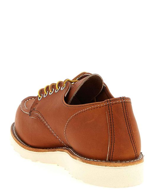 Red Wing Brown Heritage Lace Up Shoes for men