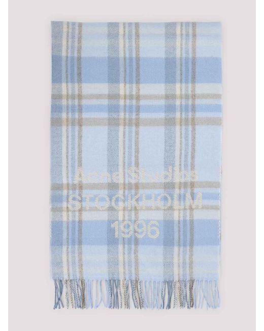 Acne Blue Scarf