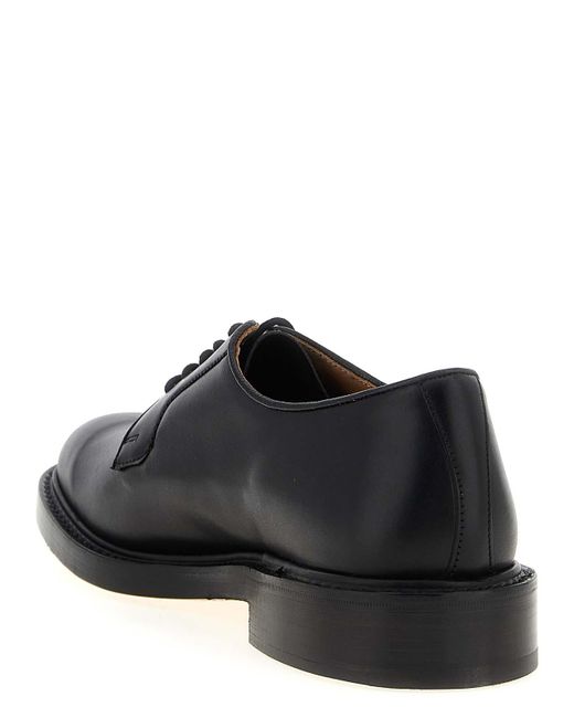 Tricker's Black Roberto Lace Up Shoes for men