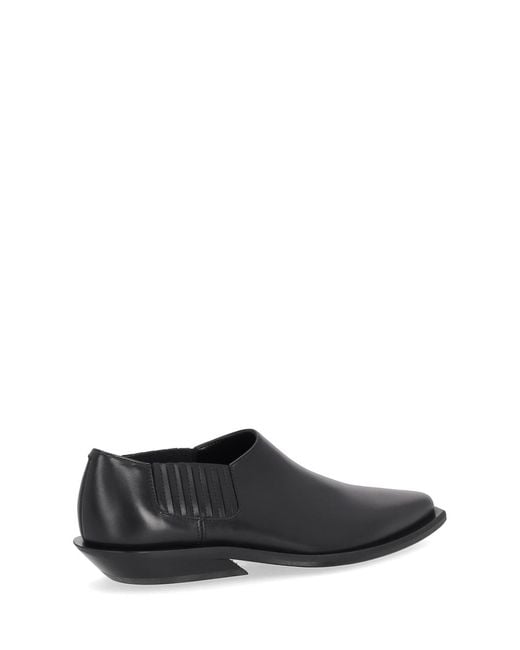 Ann Demeulemeester Gray Letaher Loafers