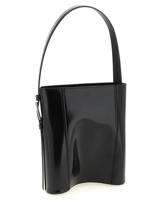 Coperni Black Ergonomic Bucket Bag