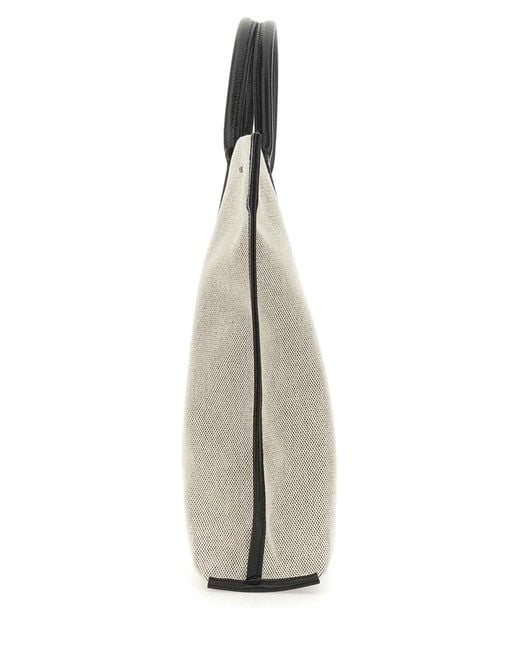 Longchamp Gray Essential Medium Shopping Bag